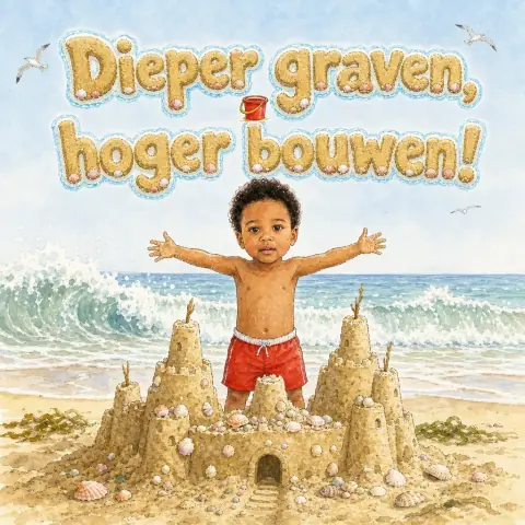 Voorbeeldkaft ‘Dieper graven, hoger bouwen!’