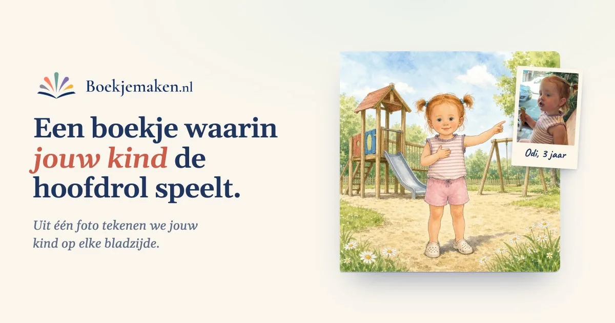 Boekjemaken.nl: een prentenboek waarin een kind de hoofdrol speelt